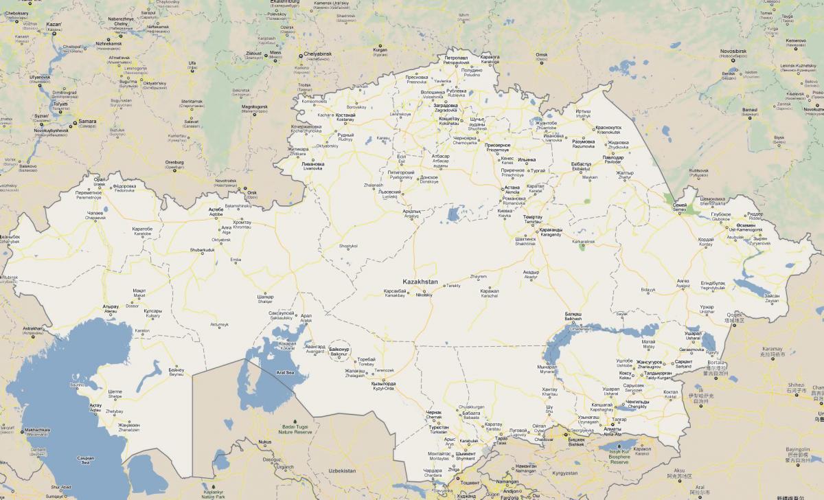 Kazakistan yol haritası 