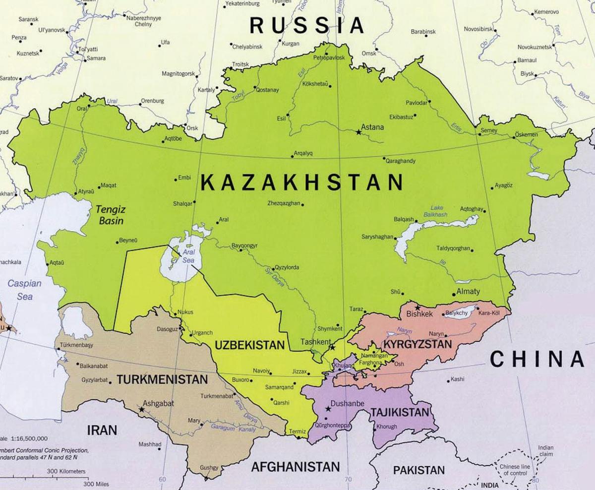 tengiz Kazakistan göster 